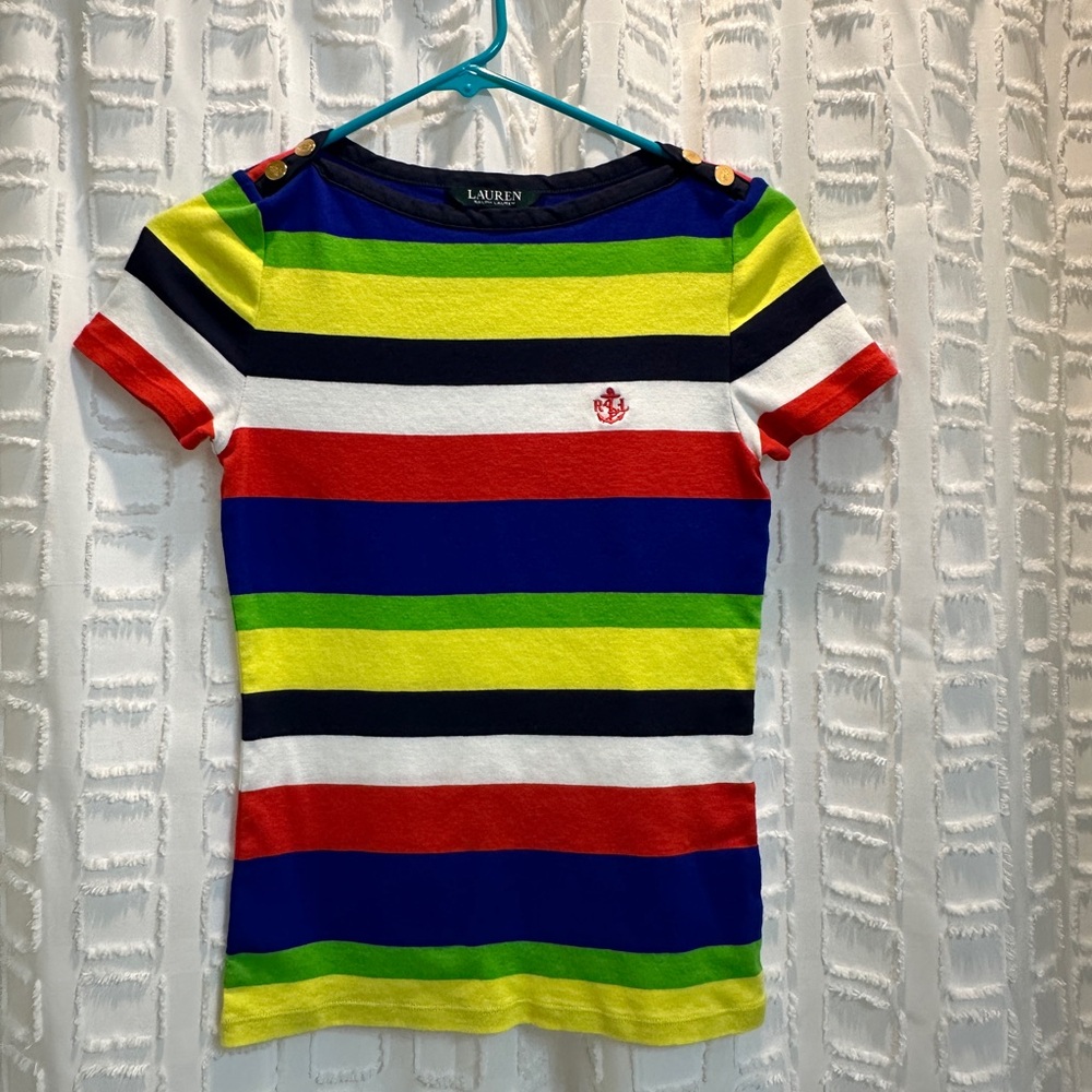 Ralph Lauren Vibrant Striped Tee